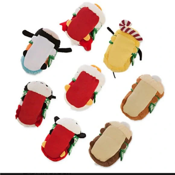 2 Sets Disney Festive Tsum Tsum Plush Collection - Picture 4 of 4